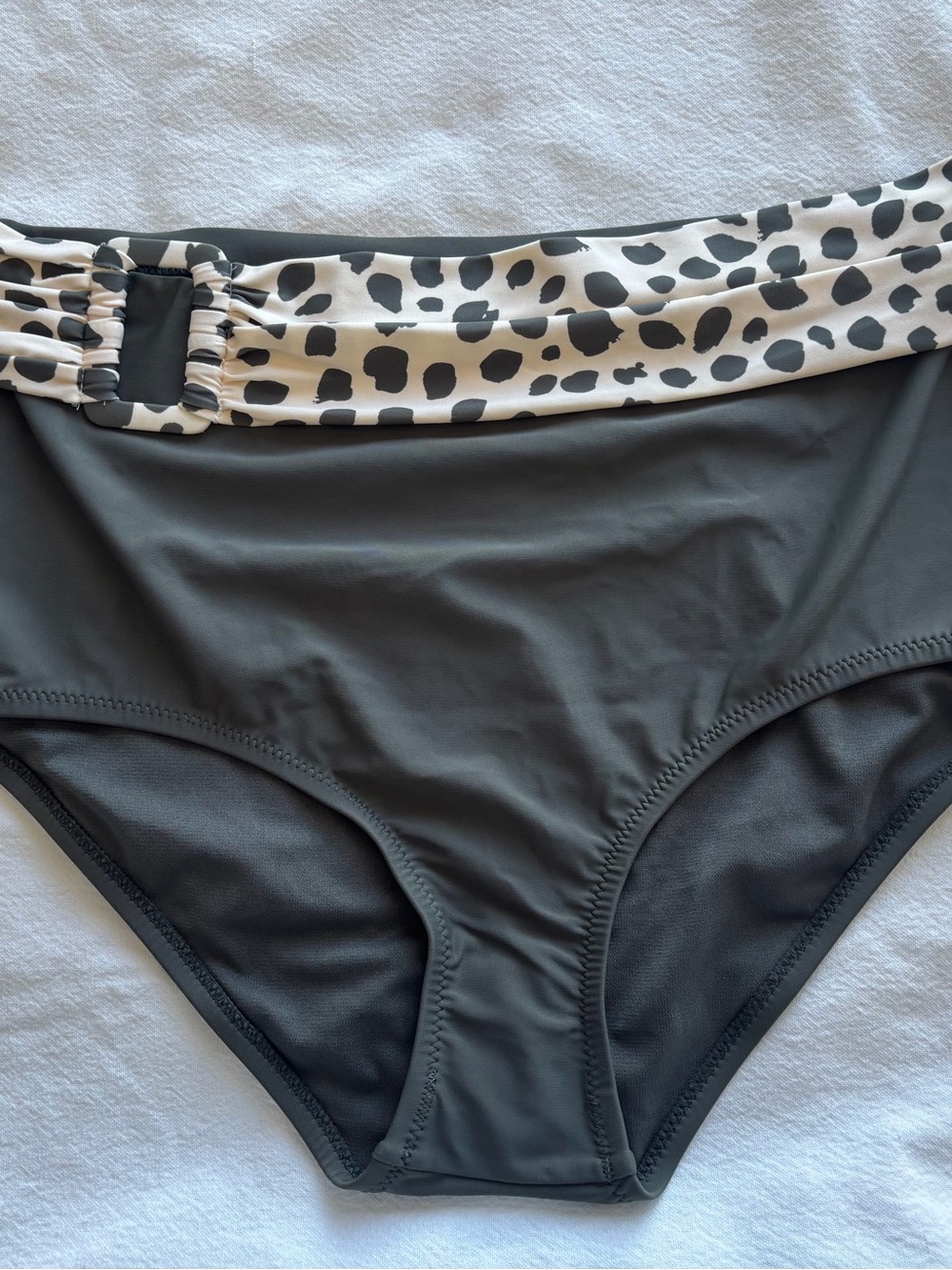 Raisins Curve Mombasa Bikini Bottom 14W Sage High Waist NWT